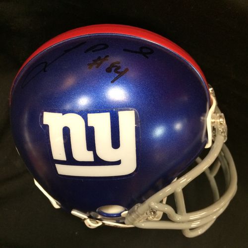 Larry Donnell Autographed New York Giants Mini Helmet