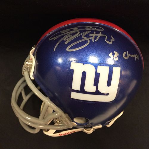 Ramses Barden Autographed New York Giants Mini Helmet
