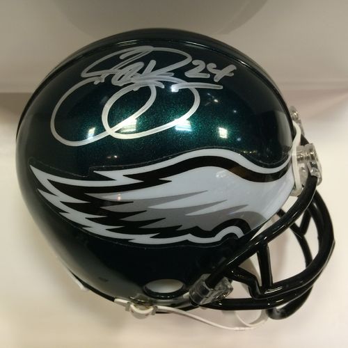 Sheldon Brown Autographed Philadelphia Eagles Mini Helmet
