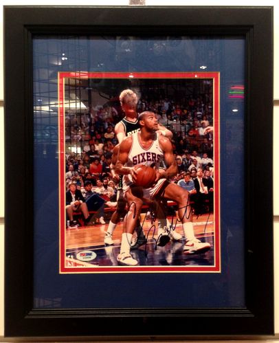 Philadelphia 76ers Charles Barkley Autograph 8x10 Framed