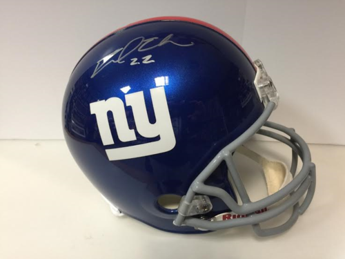 New York Giants David Wilson Autograph Mini Helmet