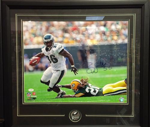 Brian Westbrook Autographed/Framed Picture