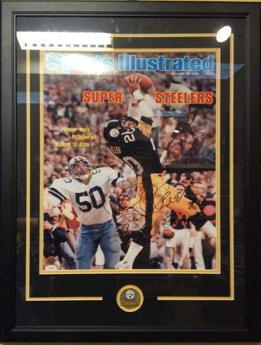Rocky Bleier Autographed/Framed Sports Illustrated Cover Photo