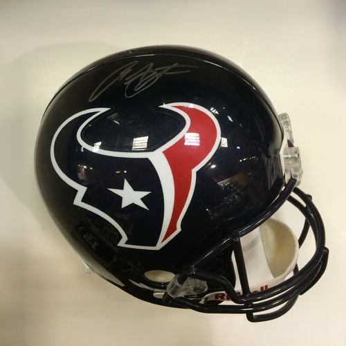 Arian Foster Autographed Houston Texans Full Size Helmet