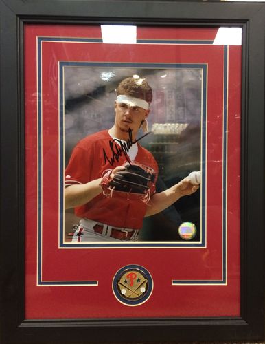 Mitch Williams, "Wild Thing", Autographed Framed Picture