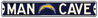 San Diego Chargers Navy 6" x 36" Man Cave Steel Street Sign