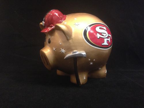 San Francisco 49ers Ceramic Piggybank