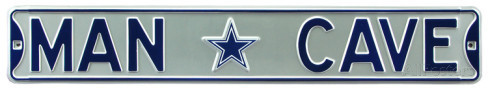 Dallas Cowboys 6" x 36" Man Cave Steel Street Sign
