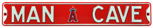 Los Angeles Angels 6" x 36" Man Cave Steel Street Sign