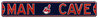 Cleveland Indians 6" x 36" Man Cave Steel Street Sign