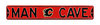 Calgary Flames 6" x 36" Man Cave Steel Street Sign