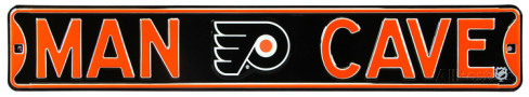 Philadelphia Flyers 6" x 36" Man Cave Steel Street Sign