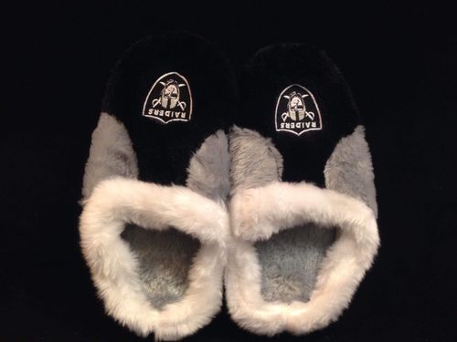 Oakland Raiders Youth Slippers