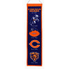 Chicago Bears Wool 8" x 32" Heritage Banner