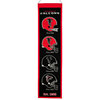 Atlanta Falcons Wool 8" x 32" Heritage Banner