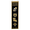 New Orleans Saints Wool 8" x 32" Heritage Banner