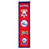 Philadelphia 76ers Wool 8" x 32" Heritage Banner