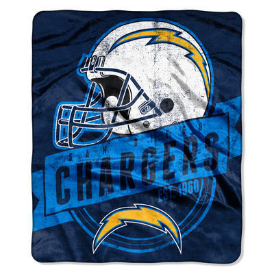 San Diego Chargers 50" x 60" Grand Stand Plush Blanket