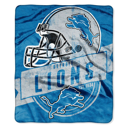 Detroit Lions 50" x 60" Grand Stand Plush Blanket