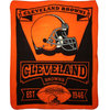 Cleveland Browns 50'' x 60'' Marquis Fleece Throw Blanket - Orange