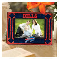 Buffalo Bills Art Glass Picture Frame