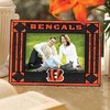 Cincinnatti Bengals Art Glass Picture Frame
