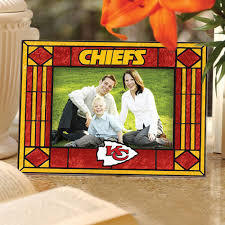 Kansas City Chiefs Art Glass Picture Frame