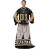 New Orleans Saints Unisex Player Comfy Throw - Old Gold/Black