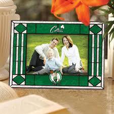 Boston Celtics Art Glass Picture Frame