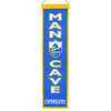San Diego Chargers Wool 8" x 32" Man Cave Banner