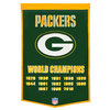 Green Bay Packers Wool 24" x 36" Dynasty Banner