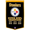 Pittsburgh Steelers Wool 24" x 36" Dynasty Banner