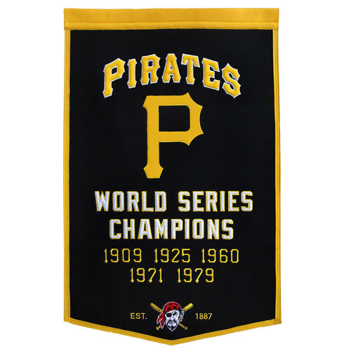 Pittsburgh Pirates Wool 24" x 36" Dynasty Banner