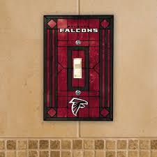 Atlanta Falcons Art Glass Switch Plate
