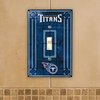 Tennessee Titans Art Glass Switch Plate