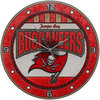 Tampa Bay Buccaneers Art Glass Clock