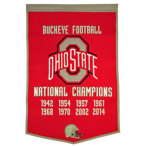 Ohio State Buckeyes Wool 24" x 36" Dynasty Banner