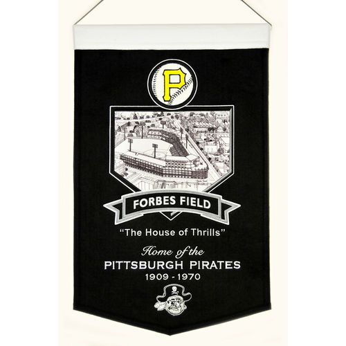 Pittsburgh Pirates Forbes Field Wool 15" x 20" Commemorative Banner