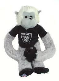 Oakland Raiders Plush Monkey