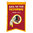 Wahington Redskins Wool 14" x 22" Nations Banner
