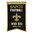 New Orleans Saints Wool 14" x 22" Nations Banner