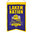 Los Angeles Lakers Wool 14" x 22" Nations Banner