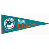 Miami Dolphins Wool 32" x 13" Traditions Pennant