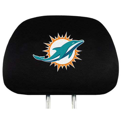 Miami Dolphins Head Rest Cover