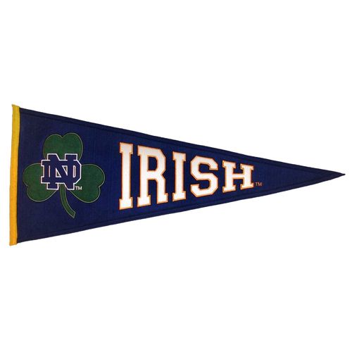 Notre Dame Fighting Irish Wool 32" x 13" Traditions Pennant