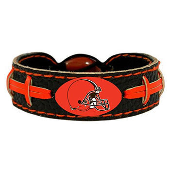 Cleveland Browns Game Day Leather Bracelet
