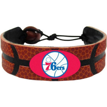 Philadelphia 76ers Game Day Leather Bracelet