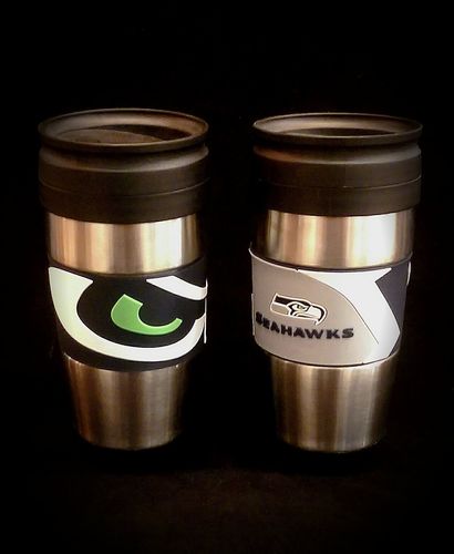 Seattle Seahawks PVC Stainless Steel Travel Mug