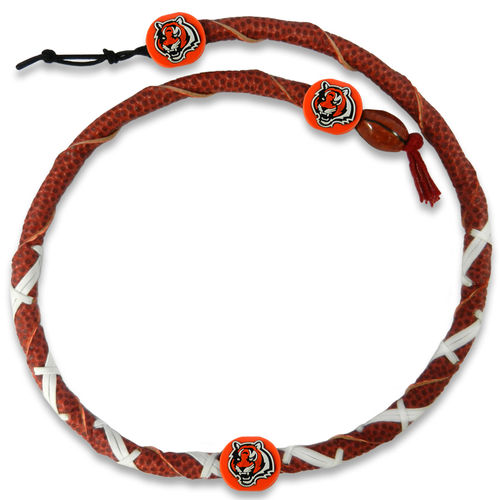 Cincinnati Bengals  Classic NFL Spiral Football Necklace