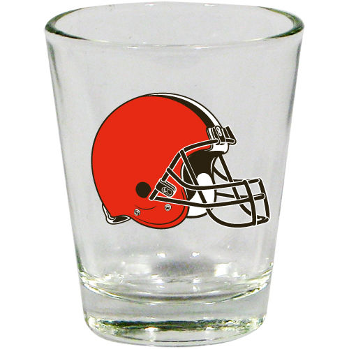 CLEVELAND BROWNS 2OZ. BOTTOMS UP COLLECTOR GLASS